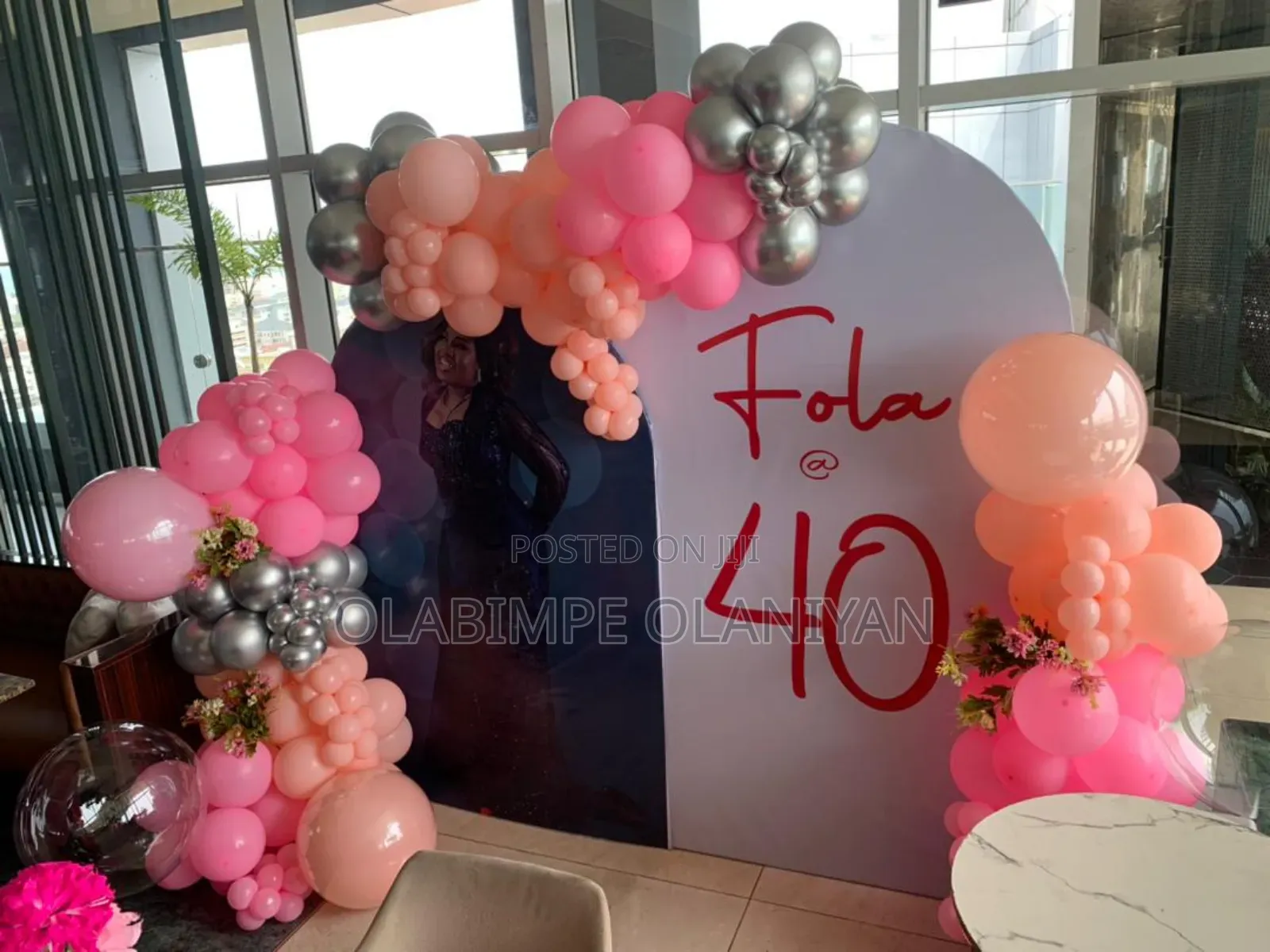 Bouncing Castle and Balloons Decorations.