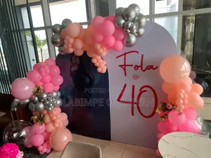 Bouncing Castle and Balloons Decorations.