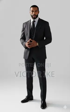 Black Quality Suit for Male