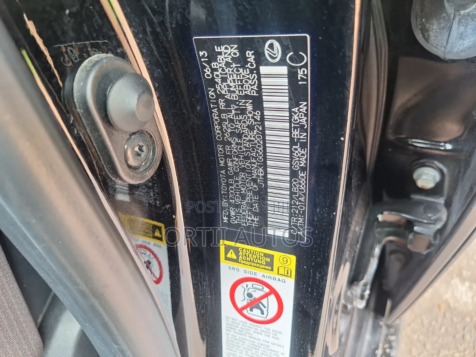 Lexus ES 2014 Black
