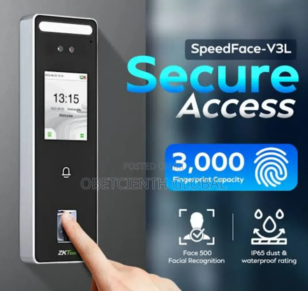 ZKTeco SpeedFace-V3l Face Recognition Biometric Access Control