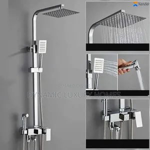 Chrome Shower Mixer Complete Set