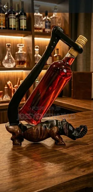 Rhino Wine Bottle Holder