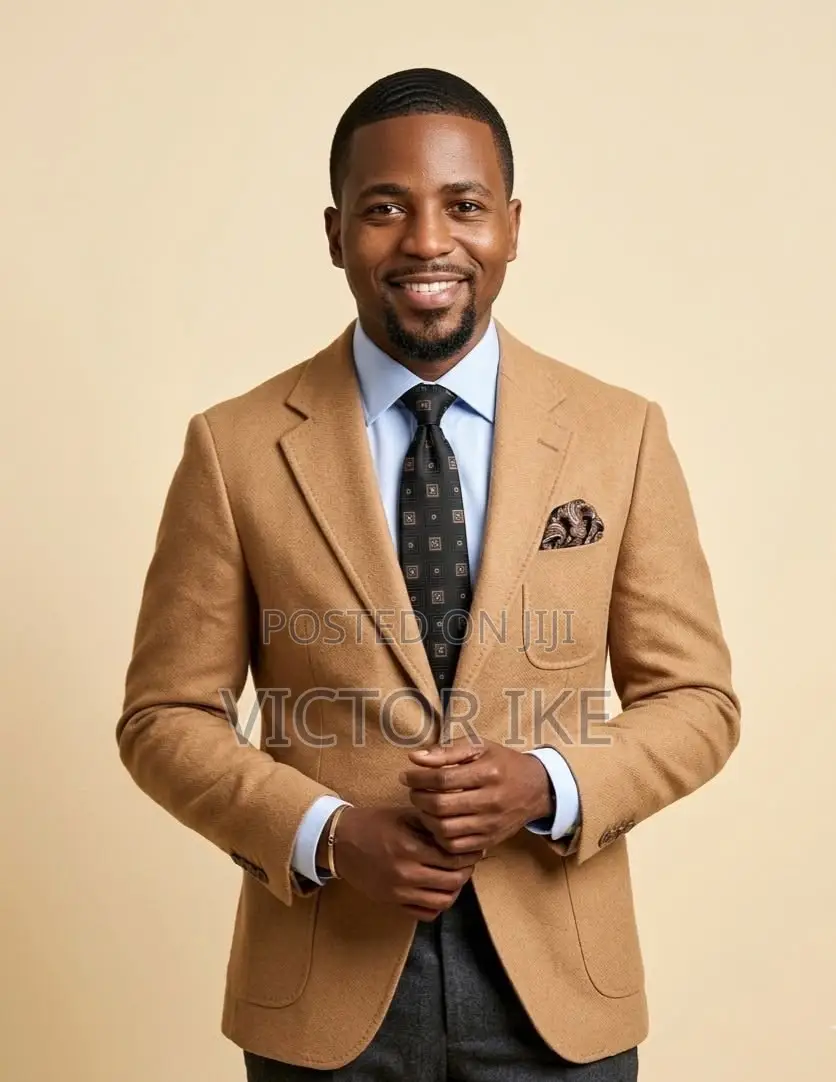 Corporate Fitted Black Suit