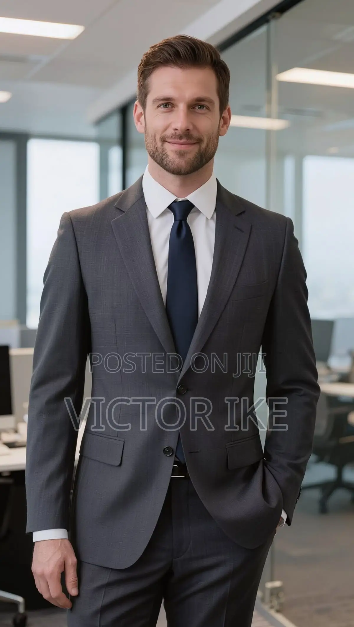Black Corporate Nice Suit