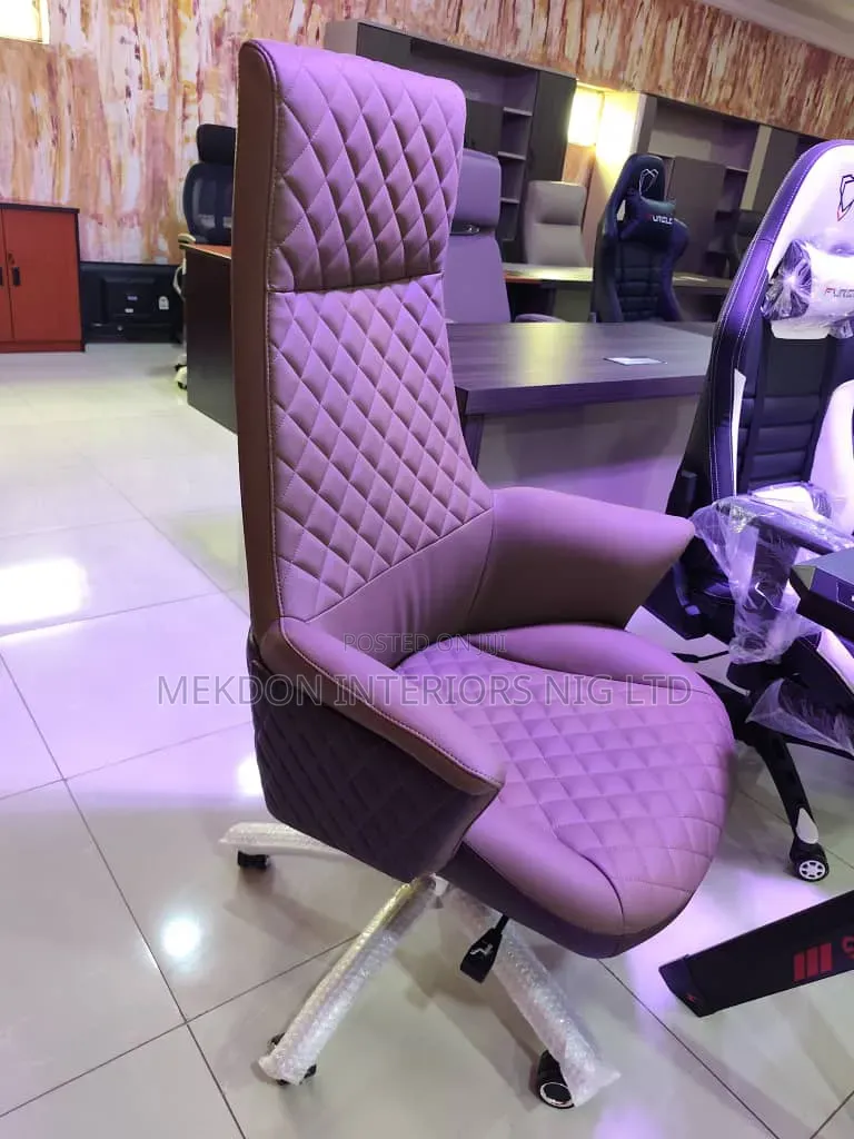 Purple Executive Back Rest Office Chair