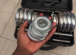 Adjustable Chrome Dumbbells With Weight Plates and Carrying Case