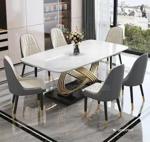 6 Seater Imported Marble Dining Set