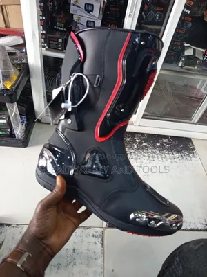 Long Motorcycle Riding Boots
