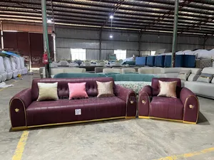 Soft Burgundy Couch