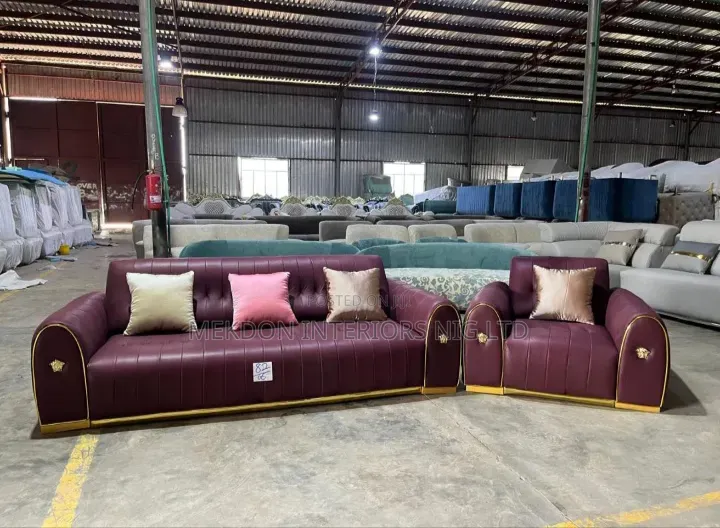 Soft Burgundy Couch