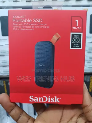 Brand New SanDisk 1TB Portable External SSD - Up to 800mb/S