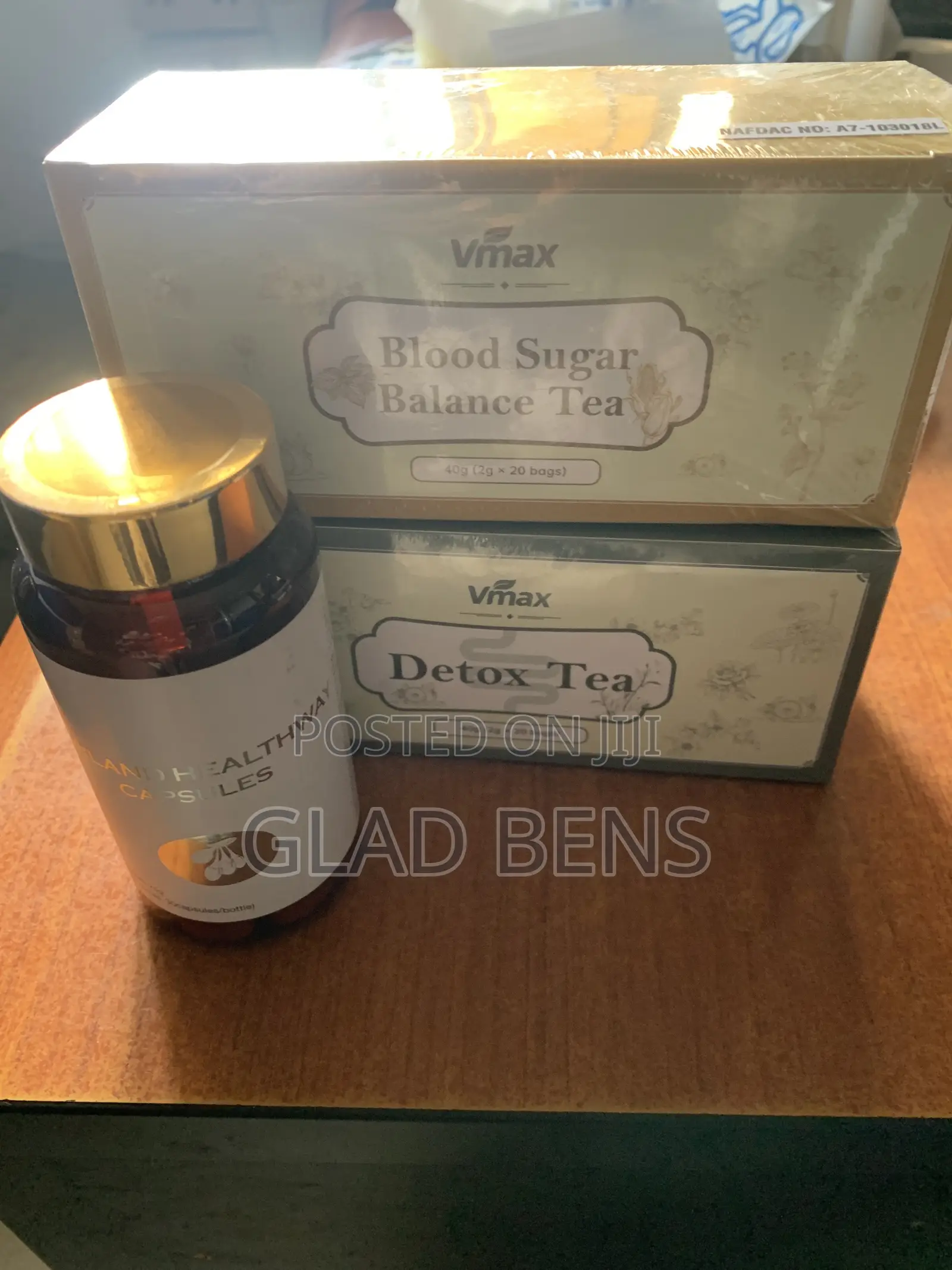 Vmax Sugar Balancing Tea, Detox Tea and Hypo Cap for High Sugar