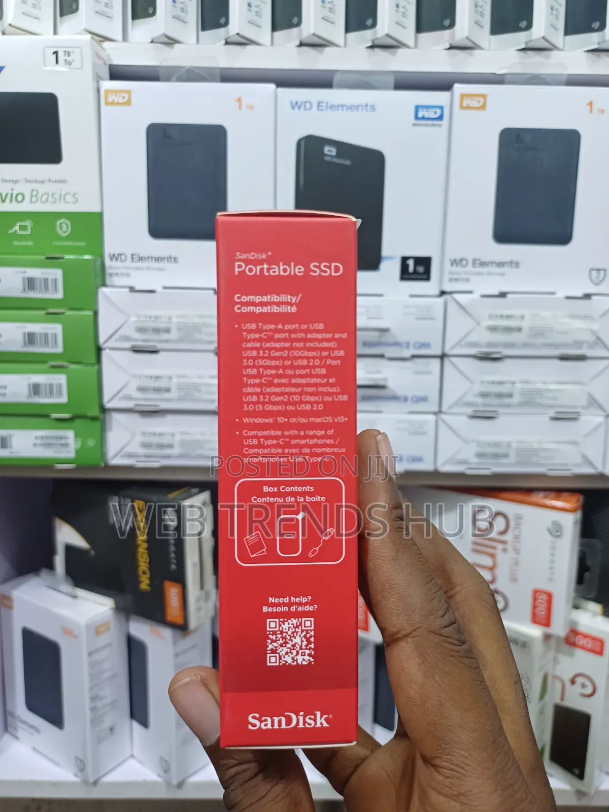Brand New SanDisk 1TB Portable External SSD - Up to 800mb/S