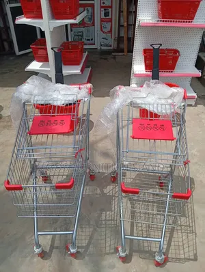 Supermarket Shopping Metal Trolley