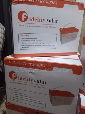 FIDELITY Solar Gel Battery 120ah 12v