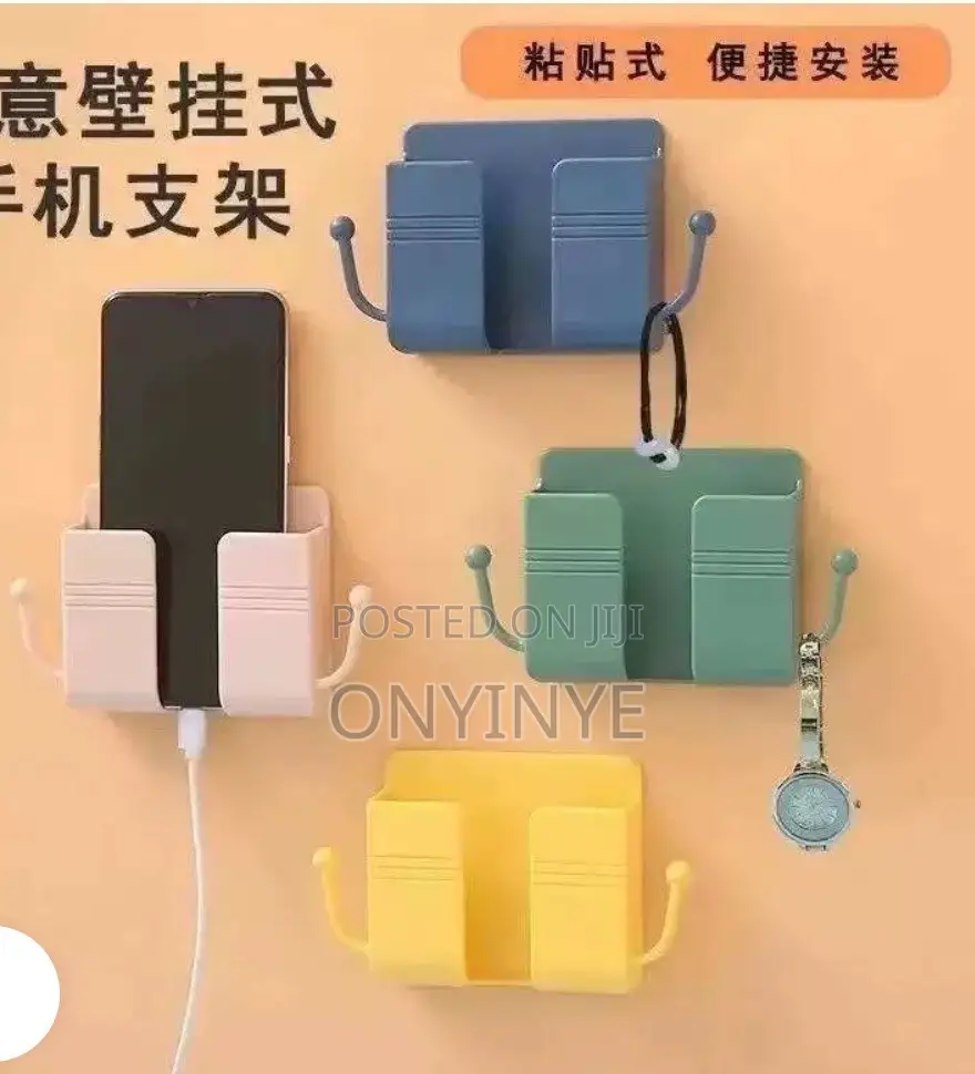 Wall Mounted Phone/Remote Holder
