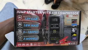 4 in 1 Jump Starter With Air Compressor