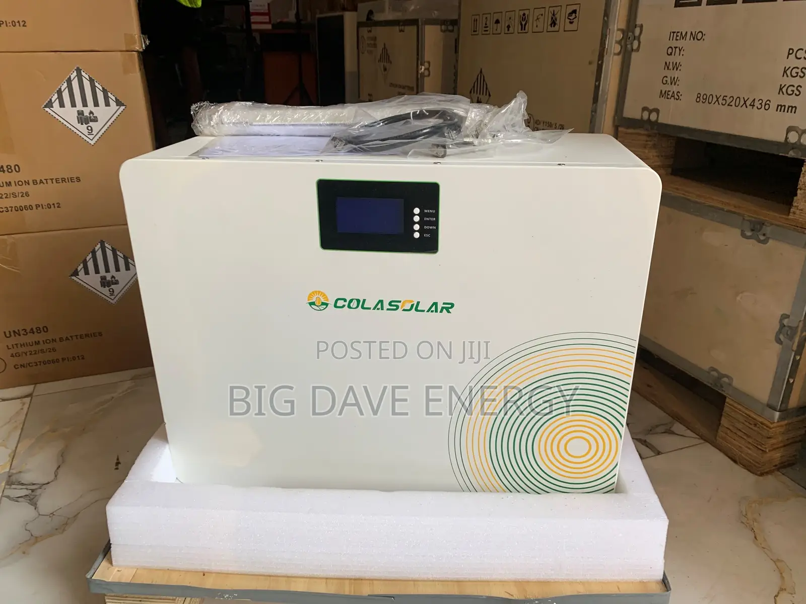 7kw Colar Lithium Battery