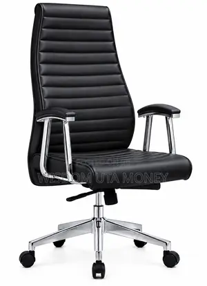 Luxury High-Back Executive Office Chair – Original Leather