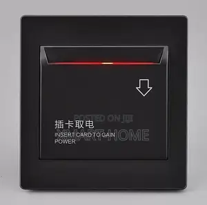Hotel Plug-in Card Socket (Black &White)