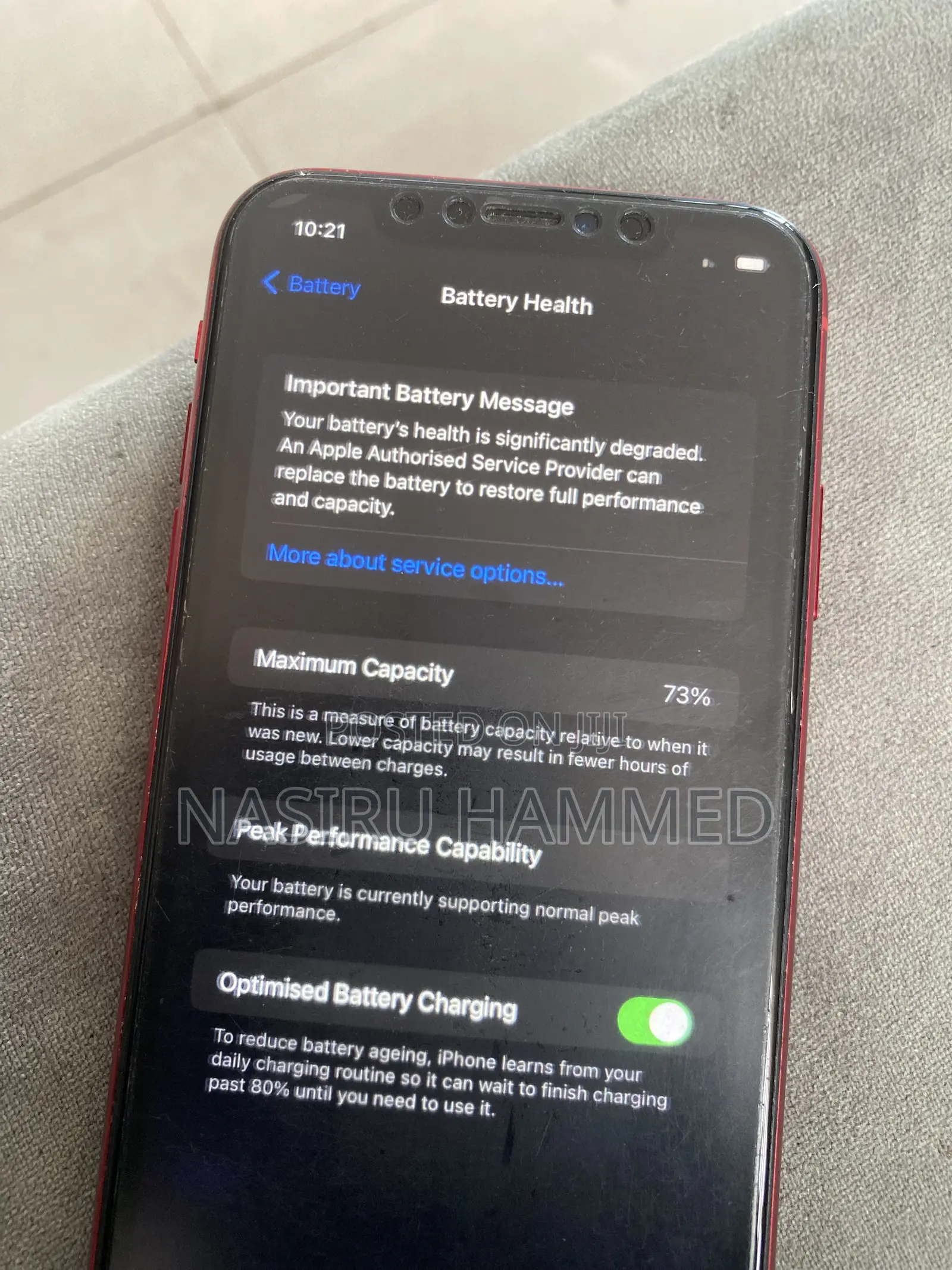 Apple iPhone XR 64 GB Red