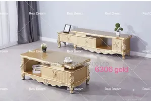 Complete Set,Golden Royal Table and Stand