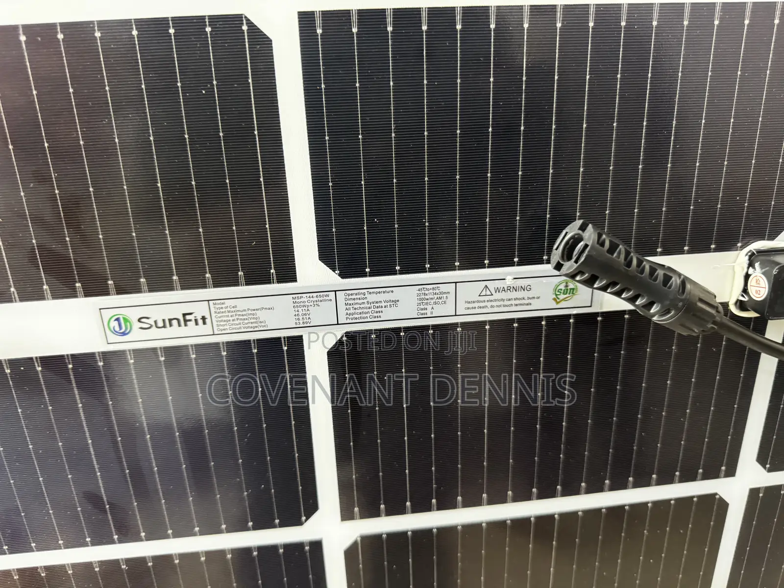 Sunfit 650w Solar Panel