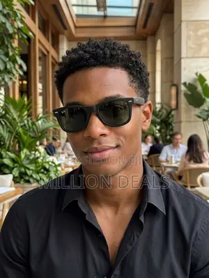 Classic Matte Black Wayfarer Sunglasses