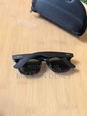 Classic Matte Black Wayfarer Sunglasses