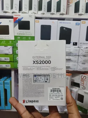Kingston XS2000 1TB Portable External SSD - Up to 2000mb/S Speed
