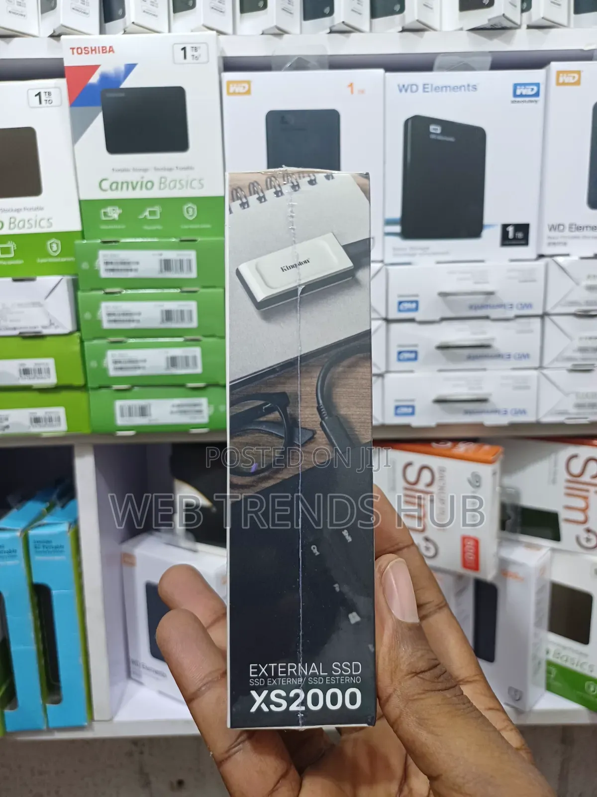 Kingston XS2000 1TB Portable External SSD - Up to 2000mb/S Speed
