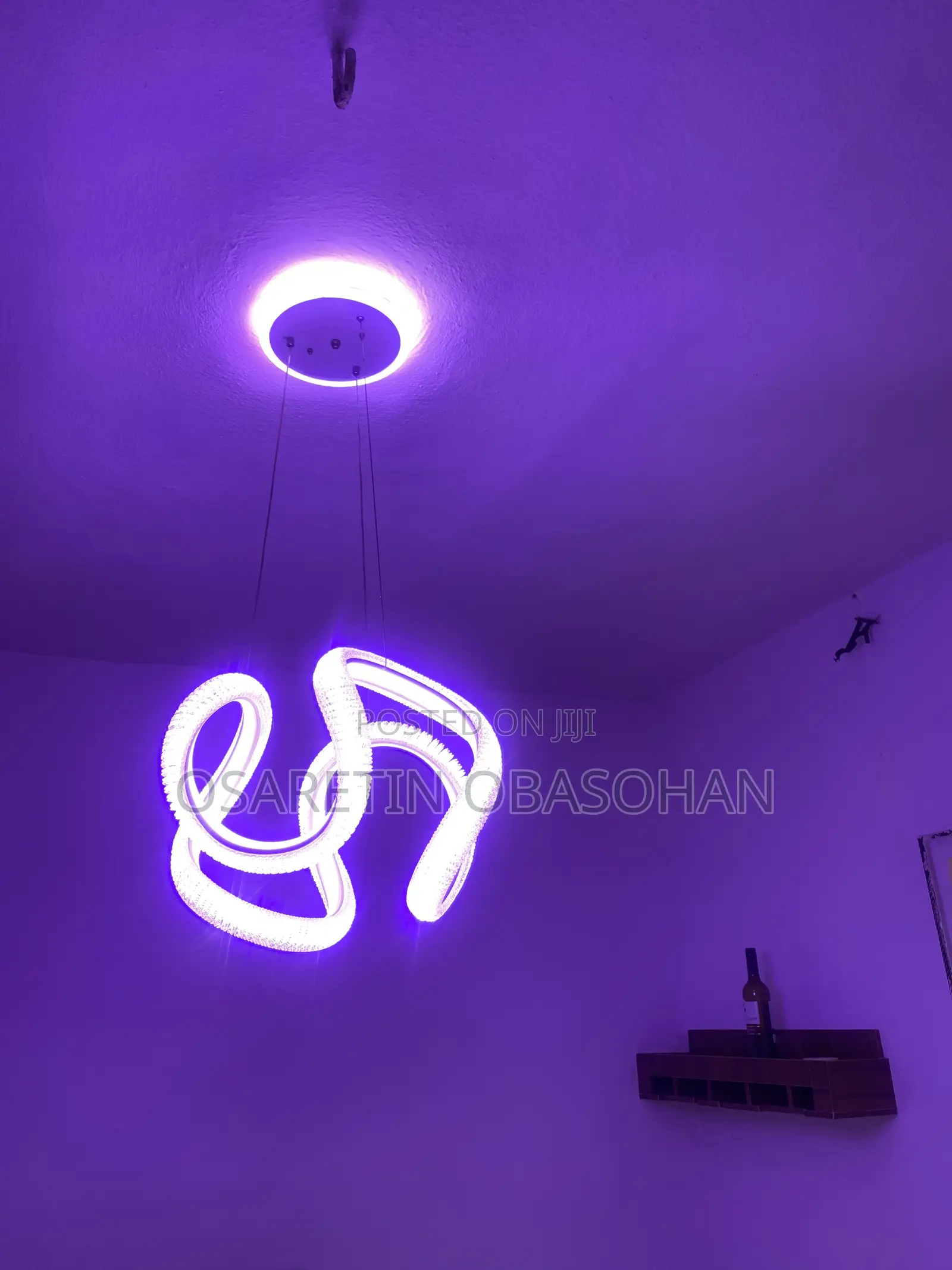 Modern LED Spiral Chandelier