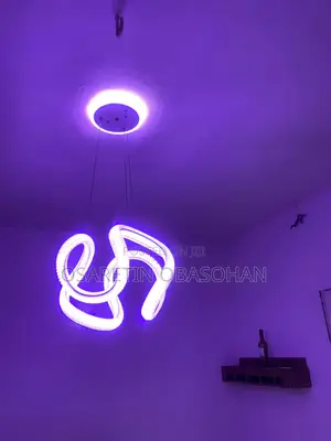 Modern LED Spiral Chandelier