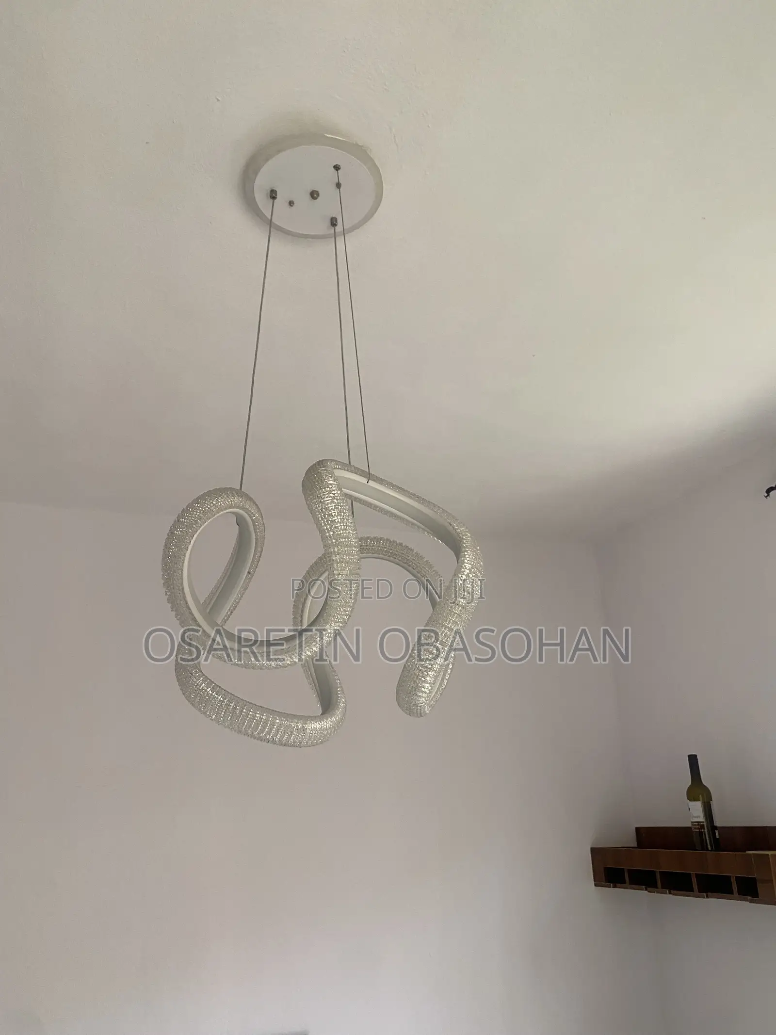 Modern LED Spiral Chandelier