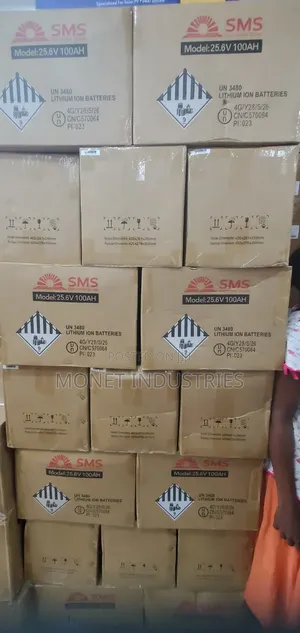 2.56kwh 24v SMS Lithium Batteries