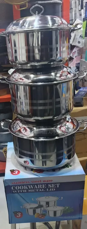 3pcs of Quality Stainless Pots