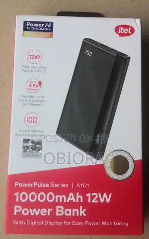 Itel PowerPulse A1121 10000mAh Power Bank
