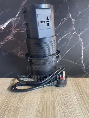 Pop- Up Embedded 4plug + USB Socket ( Black)