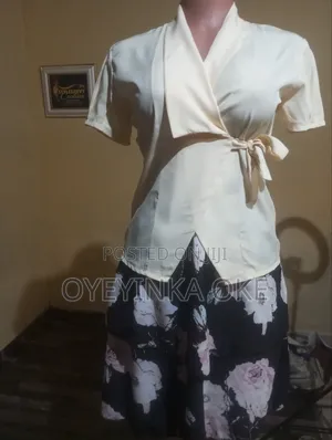 Two Step Flare Skirt With a Blazer Top