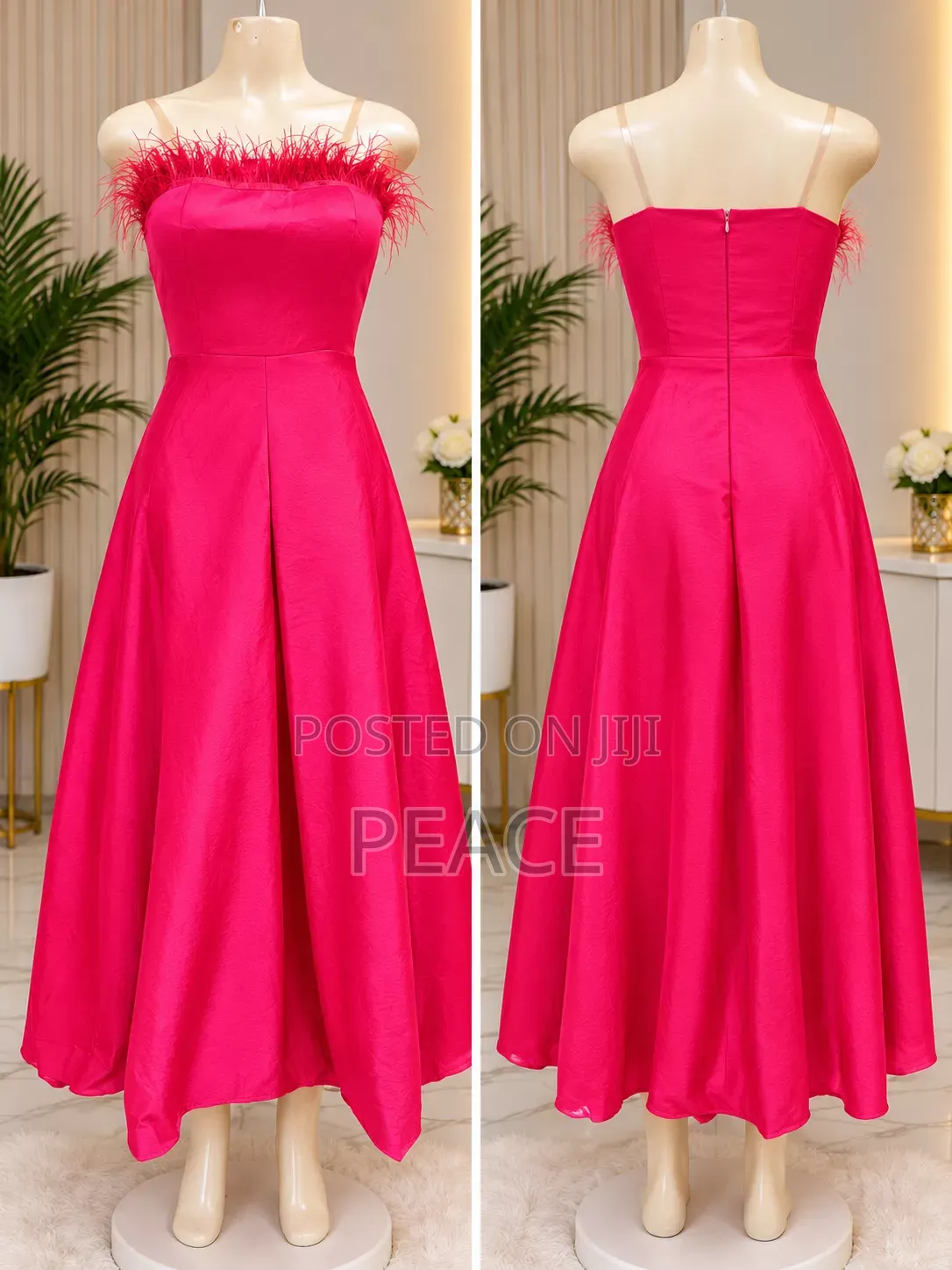 Elegant Red Dinner Gown