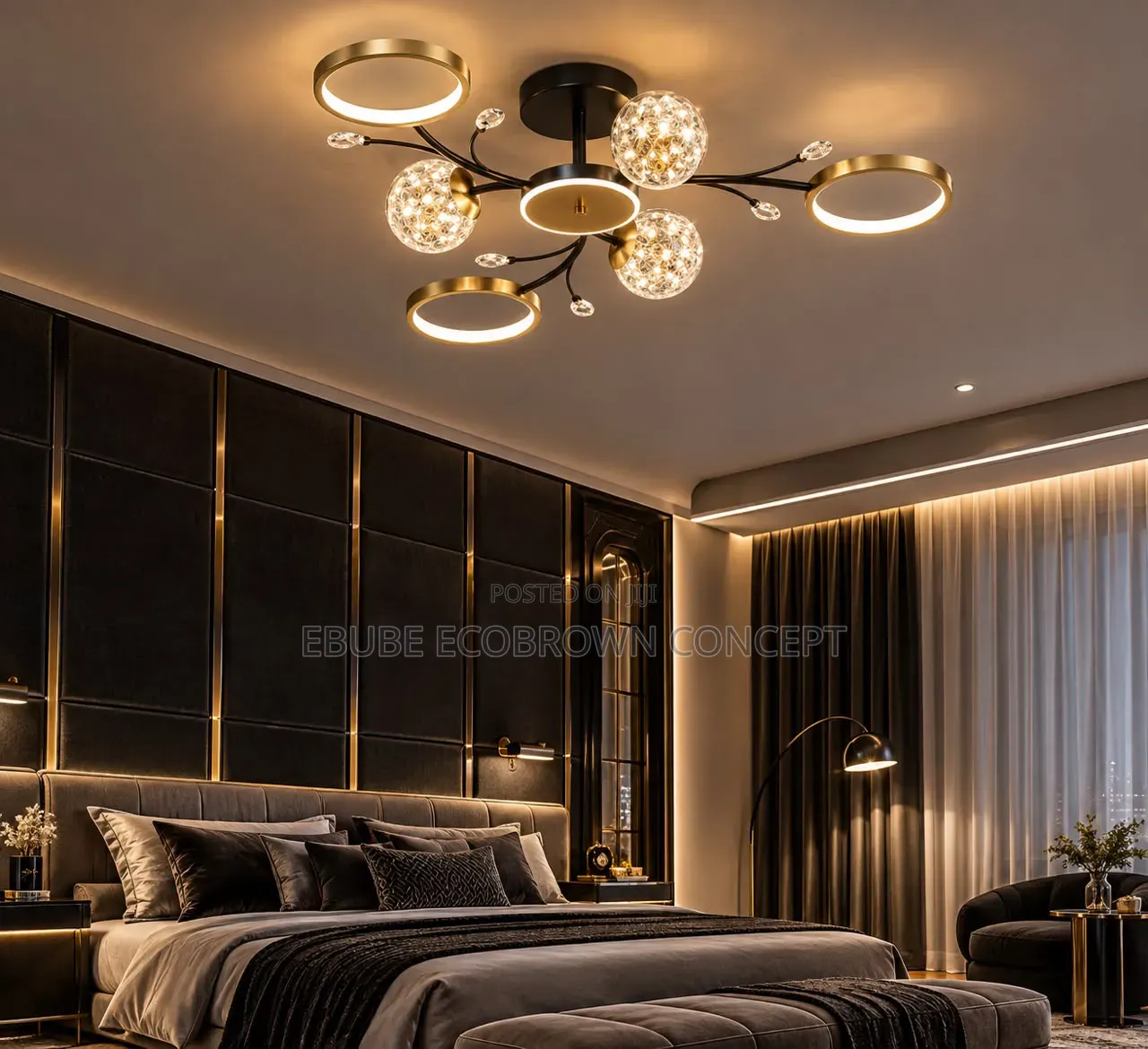 Nordic Design Flower Ceiling Fitting Chandelier