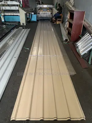 Beige Longspan Roofing Sheet 0.55mm - Aluminum / Factory Price