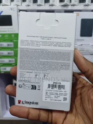 Original Kingston 1TB Dual Portable SSD - High-Speed 1050mb/S