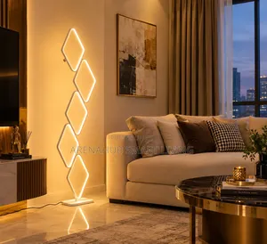 Eternal Pillar Floor Lamps Luxury Villa Decor Lighting Nordic Design