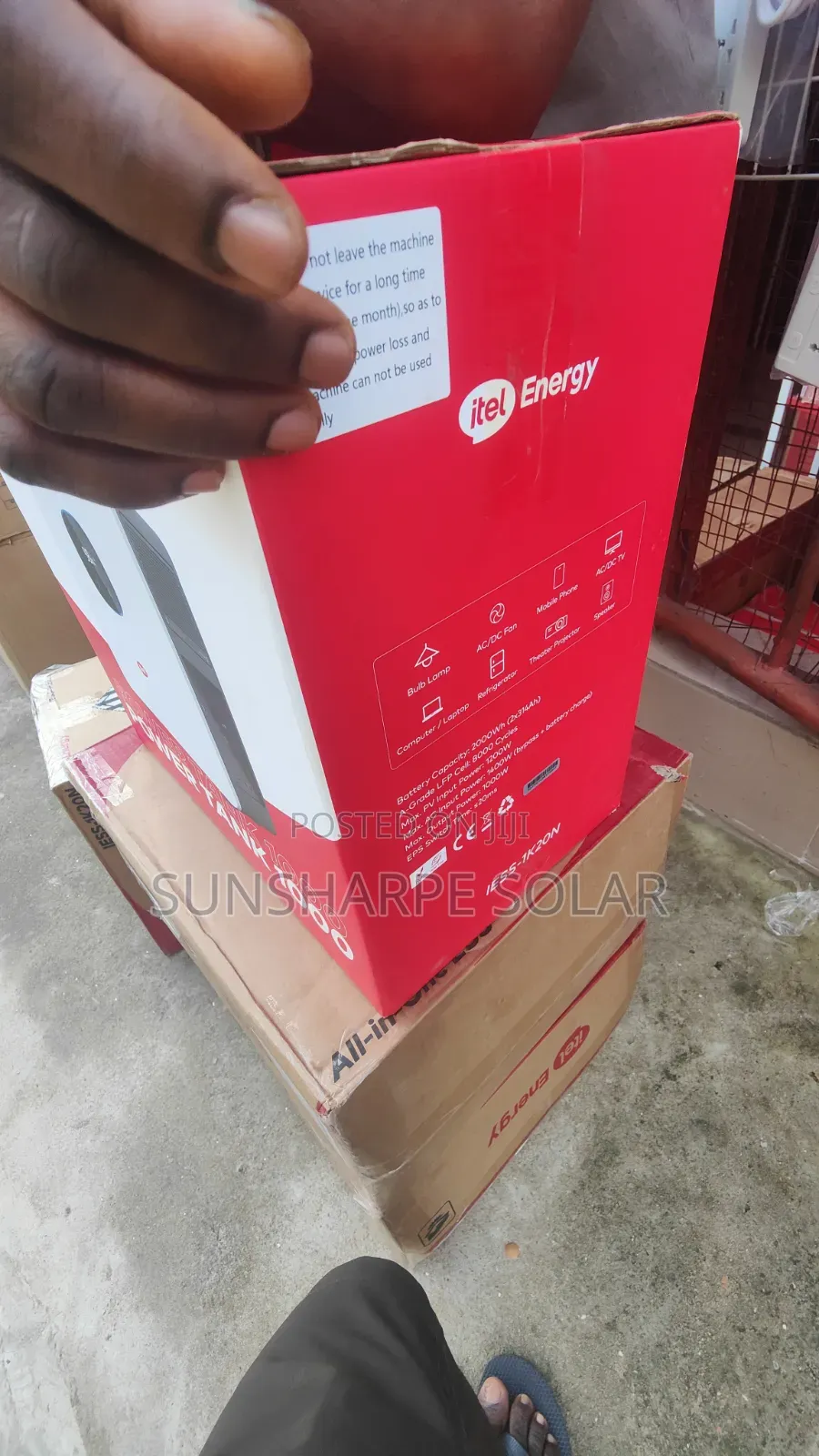 2kwh/1000w Itel Power Tank