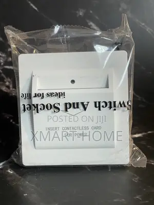 Hotel Plug-in Card Socket (Black &White)