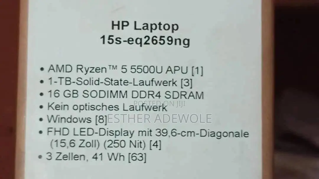 Laptop HP 15s 16GB AMD Ryzen 5 SSD 1T