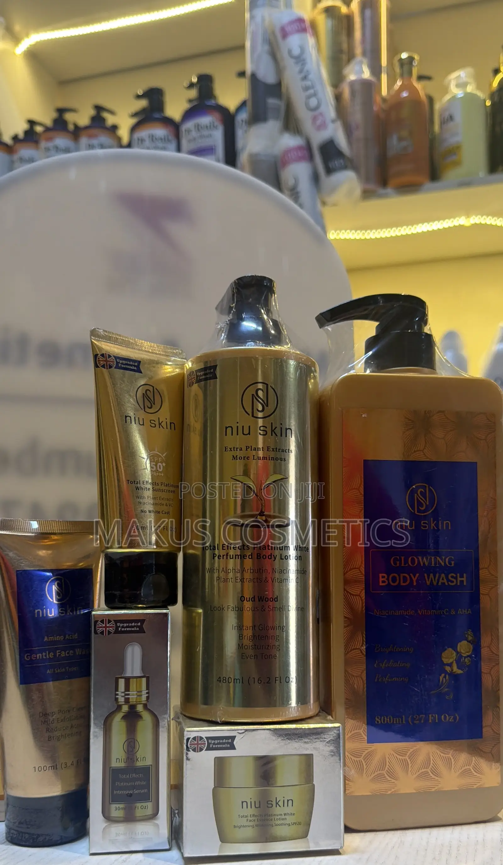 Niu Skin Total Effects Platinum White Perfumed Body Lotion