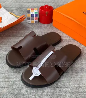 Hermes Men Luxury Palm/Slippers